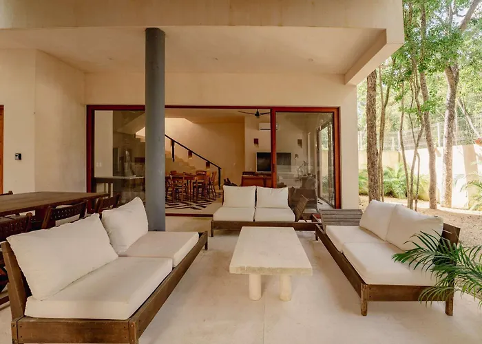 Chic 4br With Private Pool In Holistika Villa Tulum